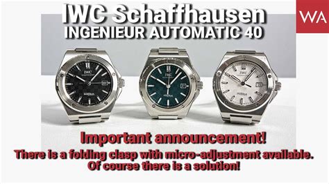 iwc ingenieur micro adjustment.